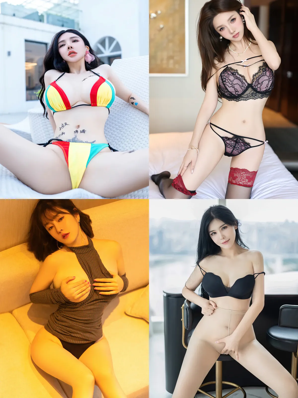 [YouMi尤蜜荟]-第1094期王雨纯写真-黑丝袜写真