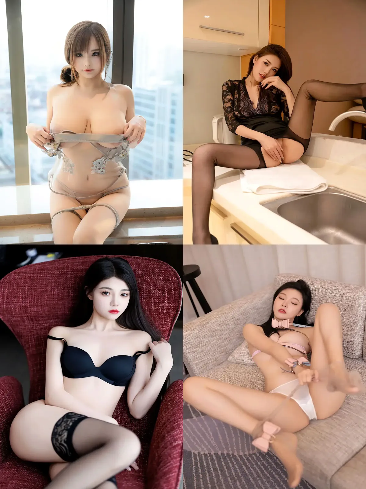 秀人网尤物Candy糖糖，性感美臀高清图集-黑丝袜写真