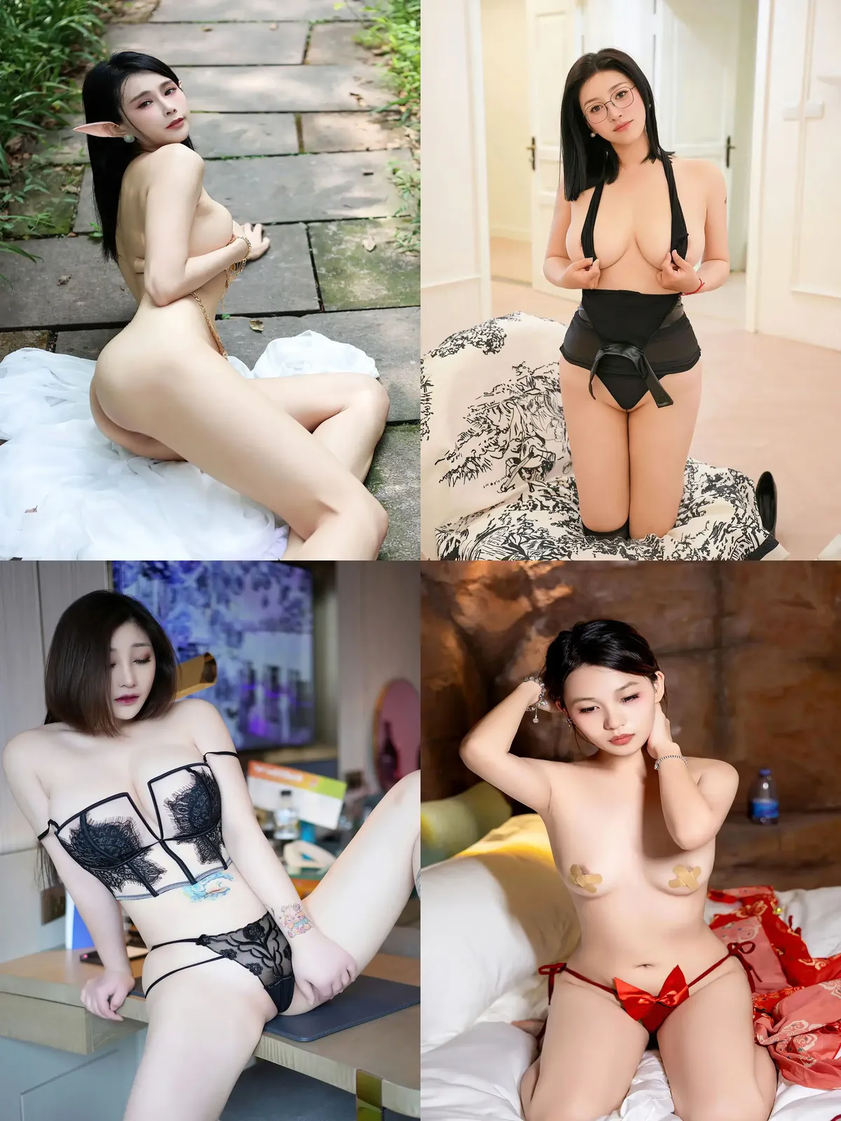 秀人网女神董媛媛，性感自拍精选集-黑丝袜写真